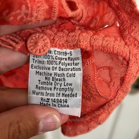 Johnny Was Susie Embroidered Eyelet Tank - Picture 6 of 8